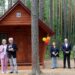 Открытие трёх именных  домиков на базе отдыха «Вилия» ООО «ДРОЦ «Надежда»